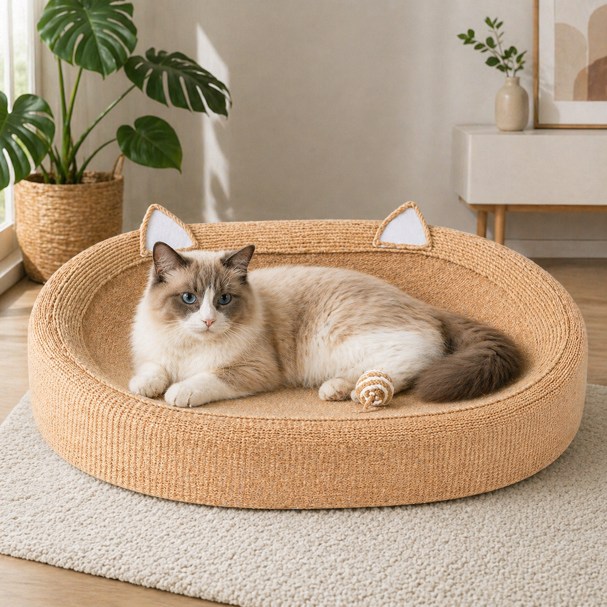 Rascador y Cama 2 en 1 para Gatos
